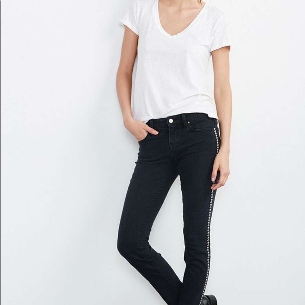 Milla studded skinny jeans black